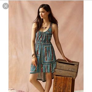 Anthropologie Weston Racerback Dress